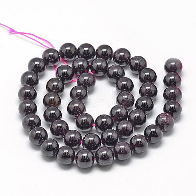 Natural Garnet Beads Strands X-G-R446-4mm-31-1