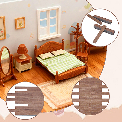 100Pcs Mini PVC Floor Stickers AJEW-GO0005-53-1