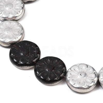 Czech Pressed Glass Beads GLAA-I061-48A-1
