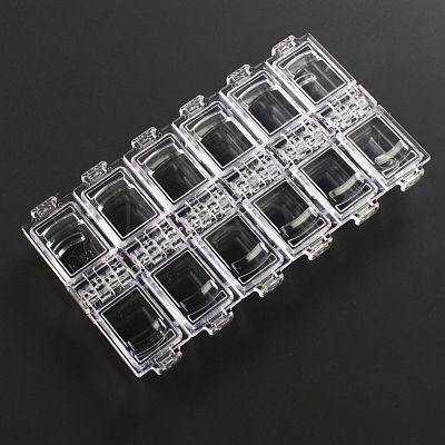 Acrylic Bead Containers PW-WGB13F7-01-1