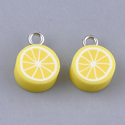 Handmade Polymer Clay Charms X-CLAY-S091-101-1
