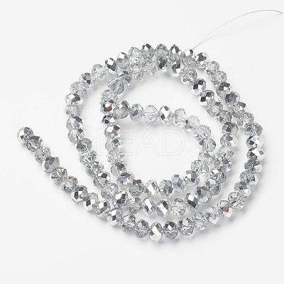 Electroplate Transparent Glass Beads Strands LS-EGLA-A034-T8mm-M16-1