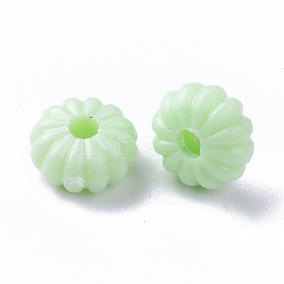 Opaque Polystyrene Plastic Corrugated Beads X-KY-I004-10-1