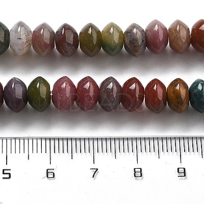 Natural Indian Agate Beads Strands G-P559-A08-01-1