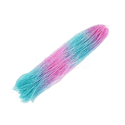 Gradient Color Baking Paint Glass Bead Strands X1-DGLA-A039-T6mm-A05-1