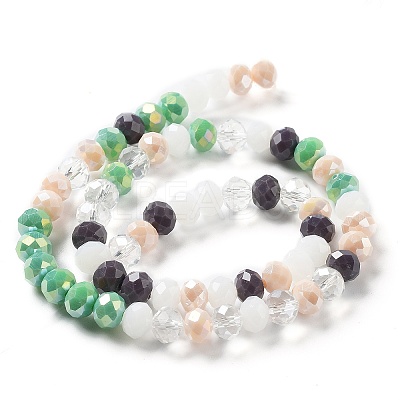 Glass Beads Strands EGLA-A034-M8mm-42-1