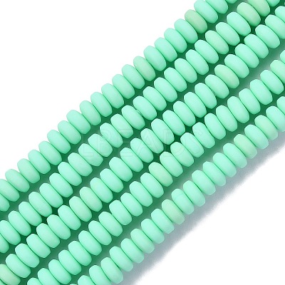 Handmade Polymer Clay Beads Strands X-CLAY-N008-008P-1