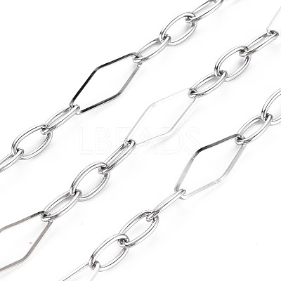 Tarnish Resistant 304 Stainless Steel Figaro Chains CHS-S008-013P-1