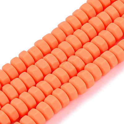Handmade Polymer Clay Beads Strand CLAY-T021-01L-1