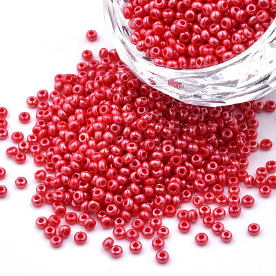 11/0 Czech Opaque Glass Seed Beads SEED-N004-003B-22-1
