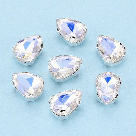 Sew on Rhinestone Montee Beads KK-T071-03D-1