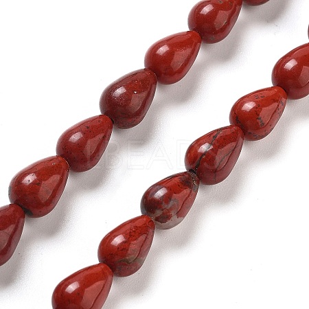 Natural Red Rainbow Jasper Beads Strands G-B106-A33-01-1