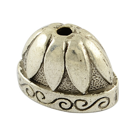 Tibetan Style Alloy Bead Cones TIBE-00748-AS-LF-1