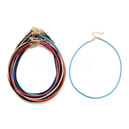Braided Round Imitation Leather Bracelets Making BJEW-H610-01G-1