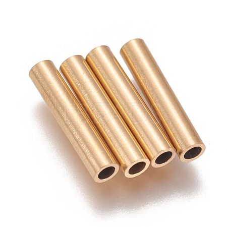 Ion Plating(IP) 304 Stainless Steel Tube Beads STAS-L216-23F-G-1