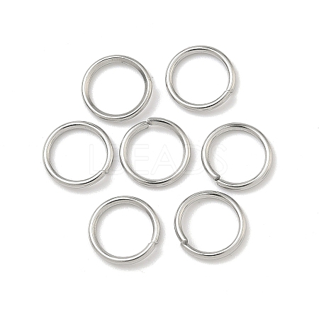 Tarnish Resistant 304 Stainless Steel Open Jump Rings STAS-E067-07-9mm-1