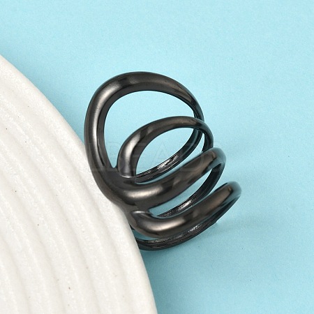 304 Stainless Steel Cuff Open Rings LS-RJEW-D338-02C-EB-1