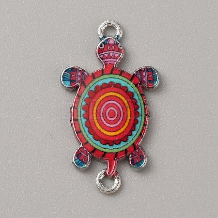 Alloy Enamel Connector Charms LS-ENAM-WH0061-47L-1