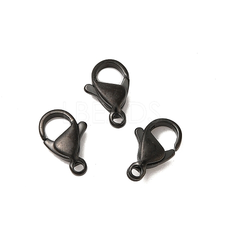 Ion Plating(IP) Polished 316 Surgical Stainless Steel Lobster Claw Clasps STAS-R072-11A-B-1