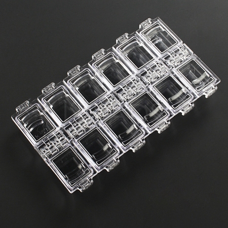 Acrylic Bead Containers PW-WGB13F7-01-1