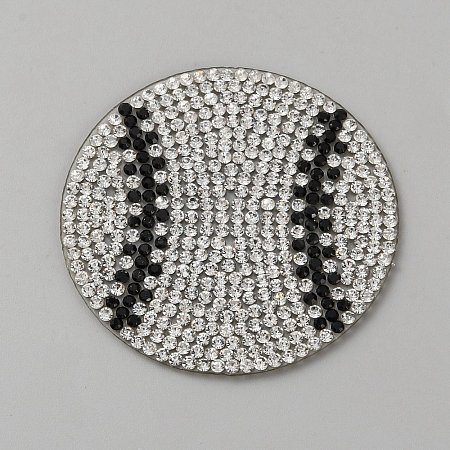 Glass Hotfix Rhinestone LS-DIY-WH0622-429C-1