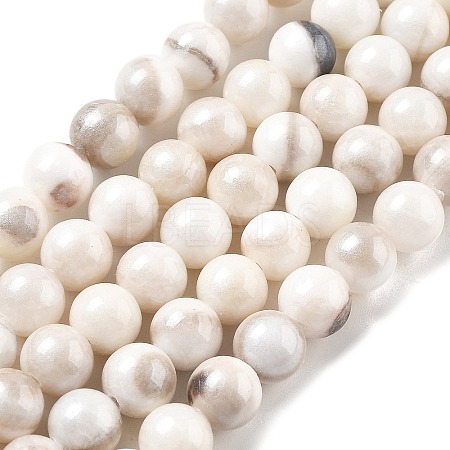 Natural Persian Jade Beads Strands G-A255-A02-02K-1
