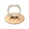 Zinc Alloy Flat Round Cell Phone Holder Stand Findings AJEW-G035-02G-4