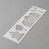 Plastic Drawing Stencil DIY-WH20001-12B-2