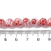 Handmade Millefiori Lampwork Beads Strands X-LAMP-G164-05C-4