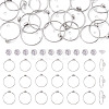 18Pcs 304 Stainless Steel Finger Ring Rhinestone Settings STAS-TA0005-86P-1