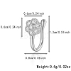 Fashionable S925 Silver Nose Clip with Star IM7825-10-1