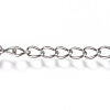 Tarnish Resistant 3.28 Feet 304 Stainless Steel Chain X-CHS-G017-06P-0.5mm-1