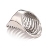 304 Stainless Steel Chunky Hollow Ring for Men Women RJEW-B040-12P-2