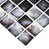 Natural Black Lip Mosaic Tiles Cabochons SHEL-Q029-10-2