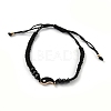 Adjustable Nylon Cord Braided Bead Bracelet EJEW-H118-01G-1