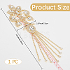 Welded Water Brass and Iron Applique DIY-WH20048-025A-2