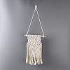 Cotton Cord Macrame Woven Wall Hanging HJEW-C010-15-2