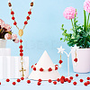50Pcs Cinnabar Beads CARL-BT0001-01-7