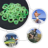 SUPERFINDINGS 100Pcs 5 Style Plastic Wacky Worms O-Rings for Wacky Rigging FIND-FH0001-88-5