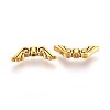 Tibetan Style Alloy Beads TIBEB-A11-3712-AG-LF-2