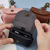 PU Leather Ring Storage Gift Cases with Iron Rings & Clasps AJEW-WH0348-484B-3