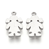 201 Stainless Steel Charms STAS-S107-31P-1