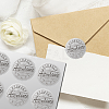 34 Sheets Silver Foil Embossed PET Picture Sticker DIY-WH0528-015-6