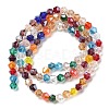 Transparent Electroplate Glass Beads Strands LS-GLAA-F029-3mm-C29-2
