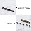 20Sets 2 Colors ABS Price Display Cube Adjustable Price Tag ODIS-GA0001-11-4