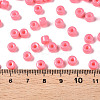 Opaque Baking Paint Glass Seed Beads SEED-T008-02H-5