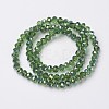 Electroplate Transparent Glass Beads Strands EGLA-A034-T8mm-S10-2