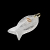 Natural Quartz Crystal Pendants X-G-Z102-02G-06-2