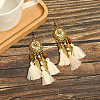 Alloy Flower Chandelier Earrings FS-WGD7741-13-1