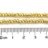 Electroplate Glass Beads Strands EGLA-D030-15A-02-4